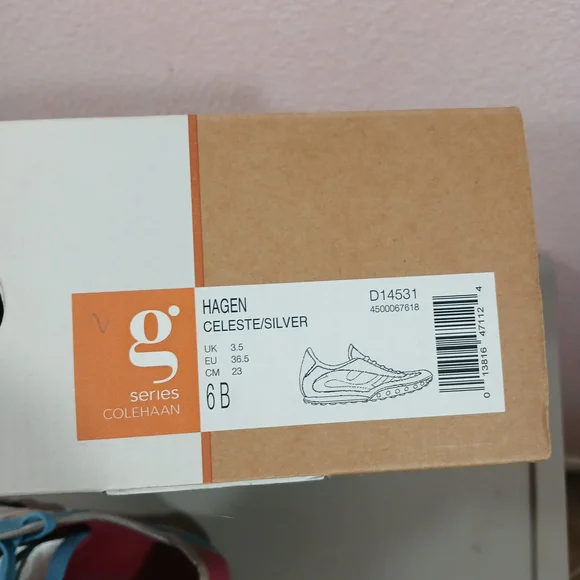 Rare Find **New Nike Lab G Series Quilted Silver, Blue and Pink Sneakers - Picture 11 of 11